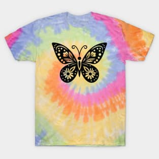 Floral Butterfly T-Shirt